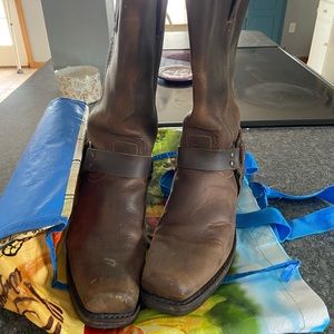 Women’s Frye harness boots